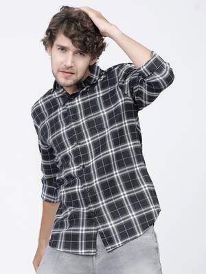 KETCH Men Checkered Casual Multicolor Shirt
