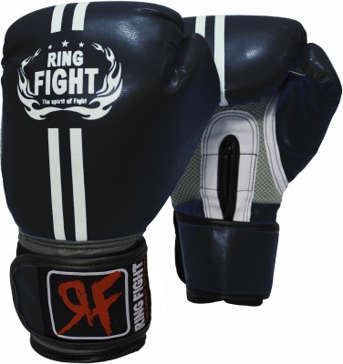 Ring Fight Pro Boxing Gloves(Black)