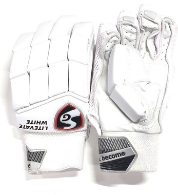 SG Litevate White-2020/21 Model-(Mens 15+ RH) Batting Gloves(White)