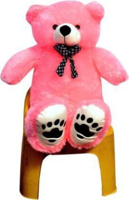 jimdar 3 Feet Long (Standing) Cute Soft Teddy Bear For Gift & Bithday Partys Other  - 90.1 cm(Pink)