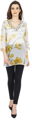 TSM Casual Floral Print Women Multicolor Top
