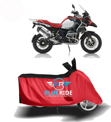 BLOERIDE Two Wheeler Cover for BMW(R 1200 GS, Red, Black)
