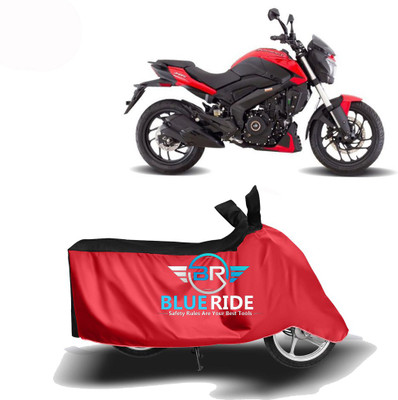 BLUERDE Two Wheeler Cover for Bajaj(Dominar 250, Red, Black)
