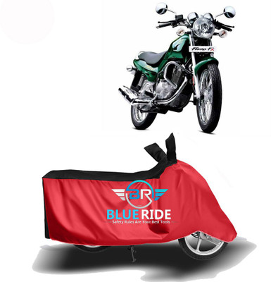 BLOERIDE Two Wheeler Cover for TVS(Fiero FX, Red, Black)