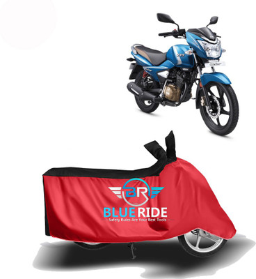 BLORIDE Two Wheeler Cover for TVS(Victor New, Red, Black)