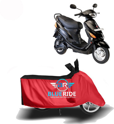 BLORIDE Two Wheeler Cover for Hero Electric(E Sprint, Red, Black)