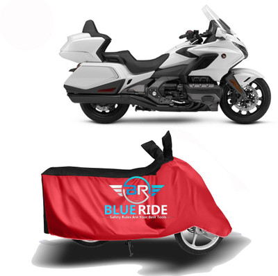 THE REAL ARV Waterproof Two Wheeler Cover for Honda(Gold Wing, Red, Black)