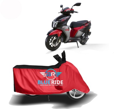 BLORIDE Two Wheeler Cover for TVS(NTORQ, Red, Black)