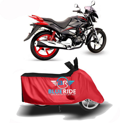 BLOERIDE Two Wheeler Cover for Honda(CBZ, Red, Black)