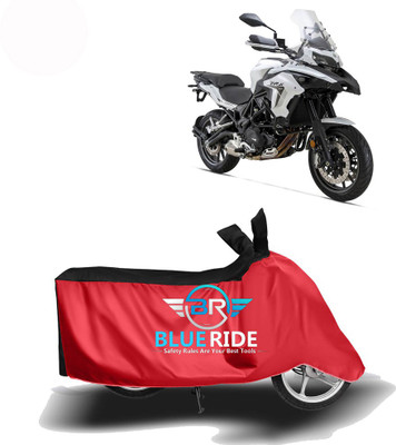 BLORIDE Two Wheeler Cover for Benelli(TRK 502, Red, Black)