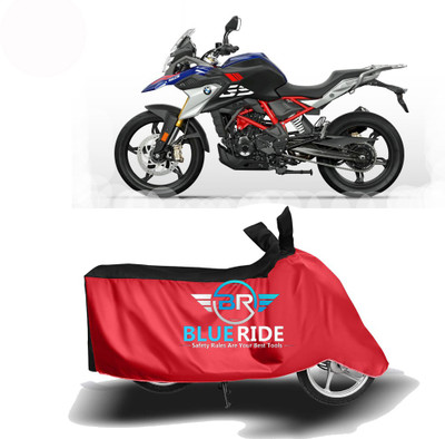 BLUERDE Two Wheeler Cover for BMW(G 310 GS, Red, Black)