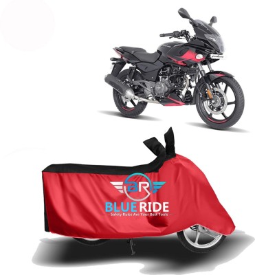 BLUERDE Two Wheeler Cover for Bajaj(Pulsar 220F, Red, Black)