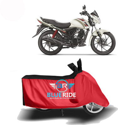 BLOERIDE Two Wheeler Cover for Suzuki(Sling Shot Plus, Red, Black)