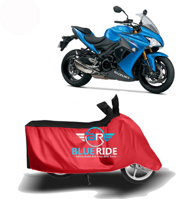 THE REAL ARV Waterproof Two Wheeler Cover for Suzuki(GSX S1000F, Red, Black)
