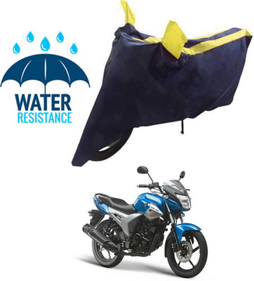 RONISH Waterproof Two Wheeler Cover for Yamaha(SZ R, Black, Yellow)