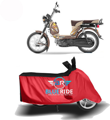 BLORIDE Two Wheeler Cover for TVS(XL 100, Red, Black)