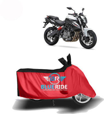 BLOERIDE Two Wheeler Cover for Benelli(TNT 600i, Red, Black)