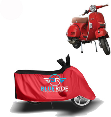 BLORIDE Two Wheeler Cover for LML(Star Euro 150, Red, Black)