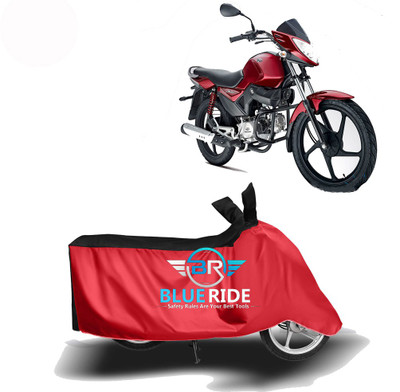 BLORIDE Two Wheeler Cover for Mahindra(Stallio, Red, Black)