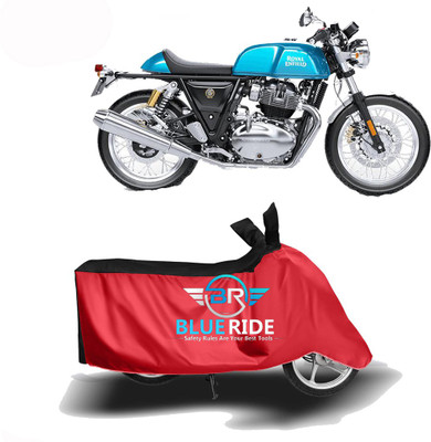 BLOERIDE Two Wheeler Cover for Royal Enfield(Continental GT, Red, Black)