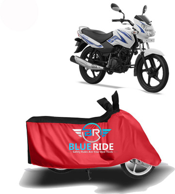 BLOERIDE Two Wheeler Cover for TVS(Star Sport, Red, Black)