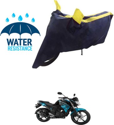 RONISH Waterproof Two Wheeler Cover for Yamaha(FZ-S FI, Black, Yellow)