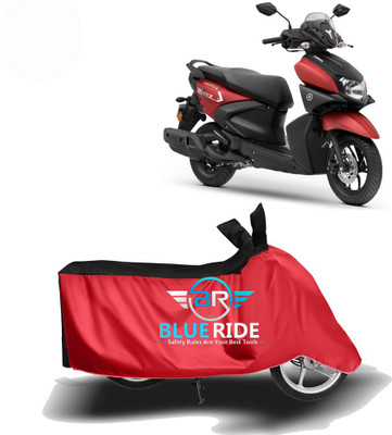 BLORIDE Two Wheeler Cover for Yamaha(RayZR 125 Fi, Red, Black)