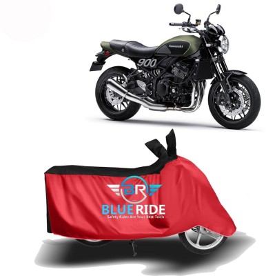 BLUERDE Two Wheeler Cover for Kawasaki(Z900RS, Red, Black)