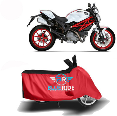 BLUERDE Two Wheeler Cover for Ducati(Monster 796 S2R, Red, Black)