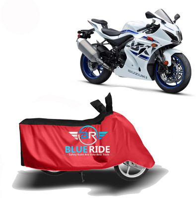 BLORIDE Two Wheeler Cover for Suzuki(GSX-R1000 ABS, Red, Black)