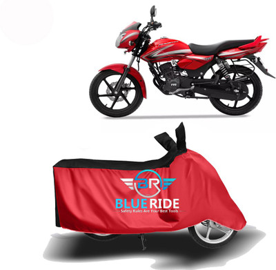 BLOERIDE Two Wheeler Cover for TVS(Pheonix, Red, Black)