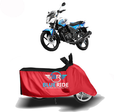 BLOERIDE Two Wheeler Cover for Yamaha(SZ-RR, Red, Black)