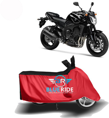 BLOERIDE Two Wheeler Cover for Yamaha(FZ1, Red, Black)