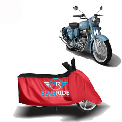 BLUERDE Two Wheeler Cover for Royal Enfield(Squadron Blue, Red, Black)