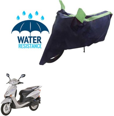 RONISH Waterproof Two Wheeler Cover for Indus(Yo EXL, Black, Green)