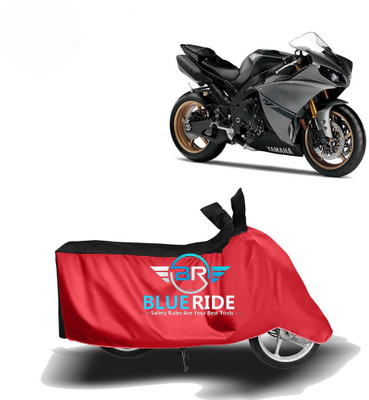 BLOERIDE Two Wheeler Cover for Yamaha(YZF-R1, Red, Black)