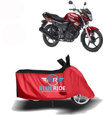 BLUERDE Two Wheeler Cover for Yamaha(SZ X, Red, Black)