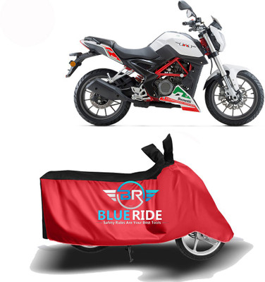 BLOERIDE Two Wheeler Cover for Benelli(TNT 25, Red, Black)