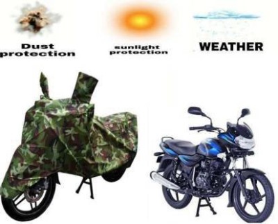 geetaecom Two Wheeler Cover for Bajaj(Discover 125 DTS-i, Multicolor)