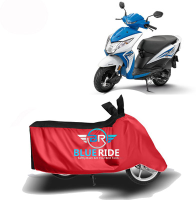BLORIDE Two Wheeler Cover for Honda(Deo, Red, Black)