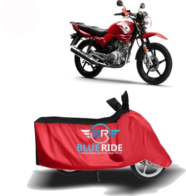 BLORIDE Two Wheeler Cover for Yamaha(YBR 125, Red, Black)