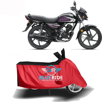 BLOERIDE Two Wheeler Cover for Honda(Dream Neo, Red, Black)