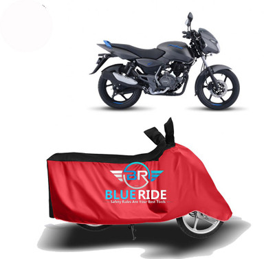 BLOERIDE Two Wheeler Cover for Bajaj(Pulsar 125 Neon, Red, Black)