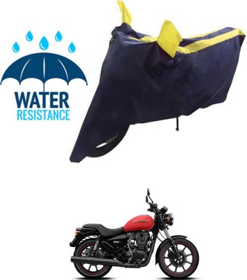 RONISH Waterproof Two Wheeler Cover for Royal Enfield(Thunderbird 350, Black, Yellow)