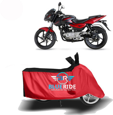 BLOERIDE Two Wheeler Cover for Bajaj(Pulsar 180 DTS-i, Red, Black)