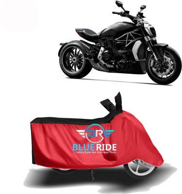 BLUERIDE Two Wheeler Cover for Ducati(XDiavel, Red, Black)