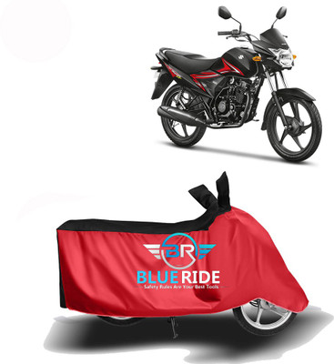 BLOERIDE Two Wheeler Cover for Suzuki(Hayate EP, Red, Black)