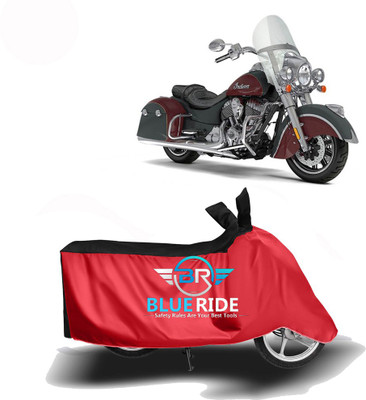 BLOERIDE Two Wheeler Cover for Indian(Springfield, Red, Black)