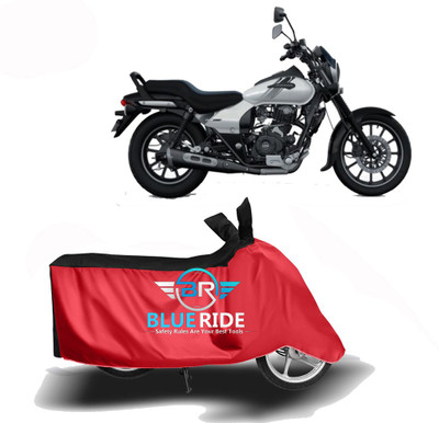 BLUERDE Two Wheeler Cover for Bajaj(Avenger 220 Street, Red, Black)