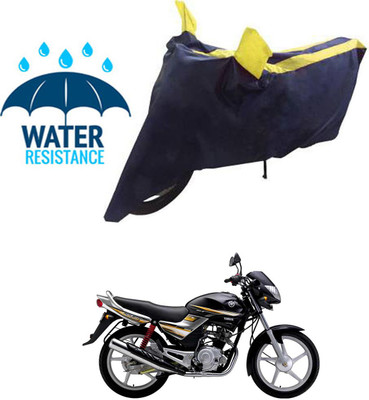 RONISH Waterproof Two Wheeler Cover for Yamaha(Libero G5, Black, Yellow)